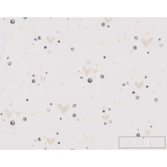   BN WALLS SmallTalk 219231 rózsaszín, fekete Pöttyös Gyerek vlies alapú vinyl tapéta