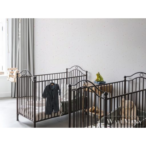 BN WALLS SmallTalk 219234 rózsaszín Pöttyös Gyerek vlies alapú vinyl tapéta