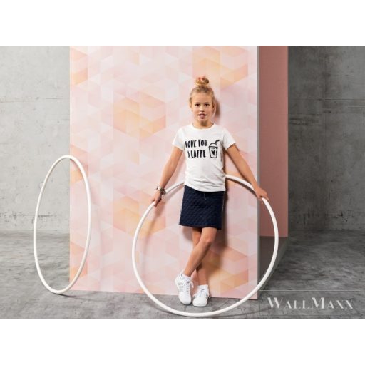 BN WALLS SmallTalk 219281 rózsaszín, színes Tér-hatású 3D-mintás Grafikus vlies alapú vinyl tapéta