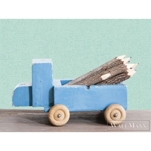 BN WALLS SmallTalk 219316 türkiz-kék textil mintás natur tapéta