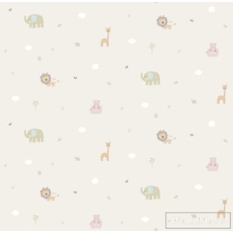   ICH Lullaby 222-1 bézs Szafari mintás Gyerek papír tapéta