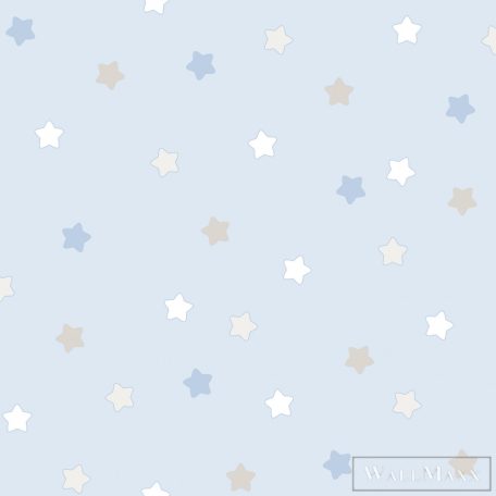 ICH Lullaby 225-1 kék Csillag mintás Gyerek papír tapéta