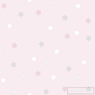   ICH Lullaby 225-2 rözsaszín Csillag mintás Gyerek papír tapéta
