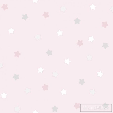 ICH Lullaby 225-2 rözsaszín Csillag mintás Gyerek papír tapéta
