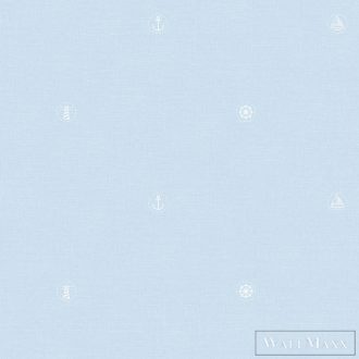 ICH Lullaby 226-1 kék Tenger mintás Gyerek papír tapéta