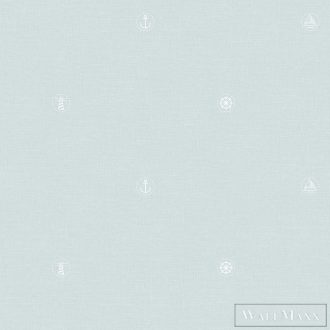   ICH Lullaby 226-2 menta, zöld Tenger mintás Gyerek papír tapéta