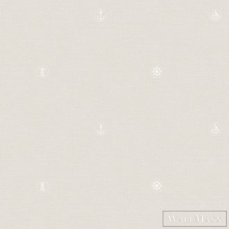   ICH Lullaby 226-3 szürke Tenger mintás Gyerek papír tapéta