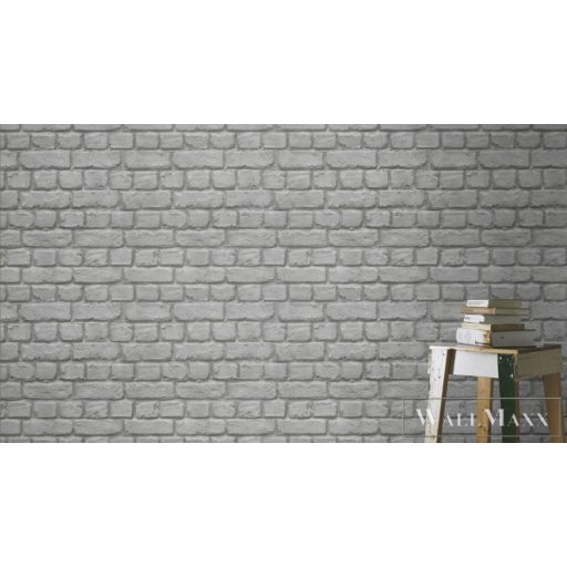 Rasch Bricks & Wood II 226720 Térhatású törtfehér tégla mintás tapéta