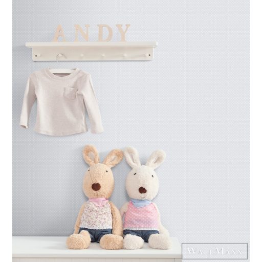 ICH Lullaby 227-3 szürke Pöttyös Gyerek papír tapéta