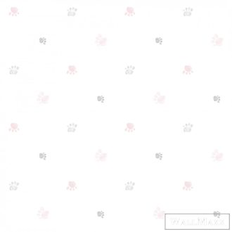   ICH Lullaby 228-2 rözsaszín Lábnyom mintás Gyerek papír tapéta