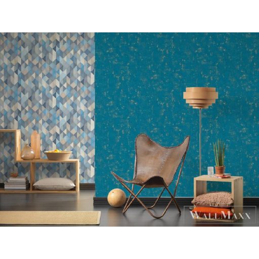 AS CREATION 2307-68 kékes-zöld-arany, fémes hatás