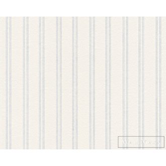   AS CREATION MeisterVlies Create 24361-4 fehér csíkos festhető tapéta
