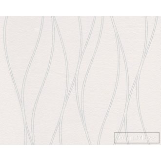   AS CREATION MeisterVlies Create 24491-8 fehér hullámos festhető tapéta