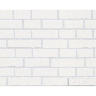   AS CREATION MeisterVlies Create 24541-0 fehér tégla mintás festhető tapéta