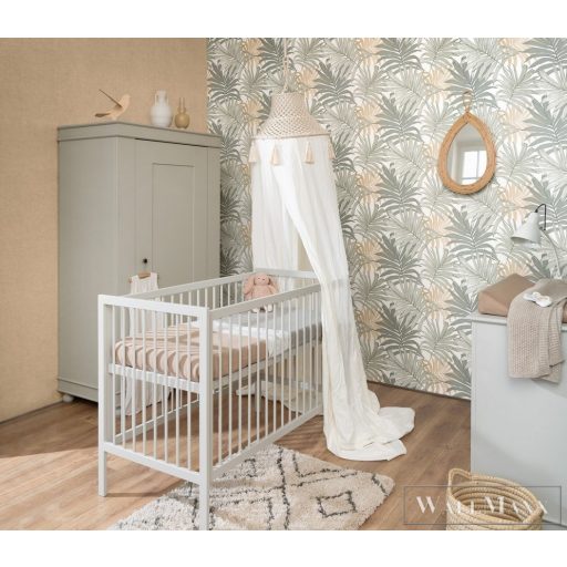 Rasch Bambino XIX 252651 Natúra zöld levél mintás tapéta