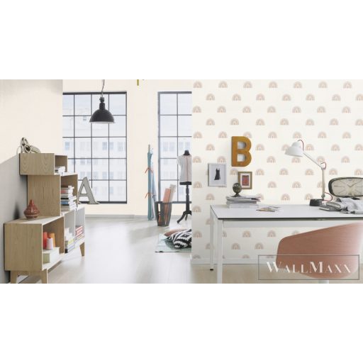 Rasch Bambino XIX 252804 törtfehér Struktúrált Uni vlies tapéta