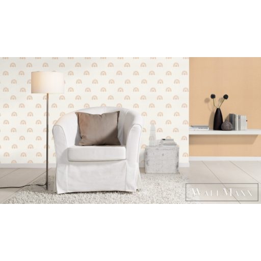 Rasch Bambino XIX 252866 barna Struktúrált Uni vlies tapéta