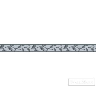   AS CREATION Only Borders 26221-9 sötét levél mintás klasszikus bordűr