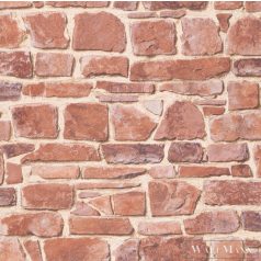   Rasch Bricks & Wood II 265613 Térhatású piros tégla mintás tapéta