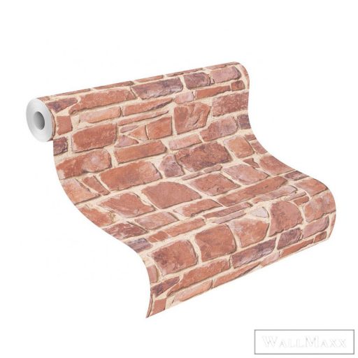 Rasch Bricks & Wood II 265613 Térhatású piros tégla mintás tapéta