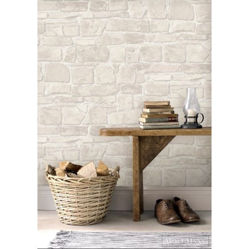 RASCH SANSA 2021 265637 téglamintás TAPÉTA Beige