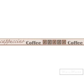   AS CREATION Only Borders 28081-7 bézs kávézó mintás modern bordűr