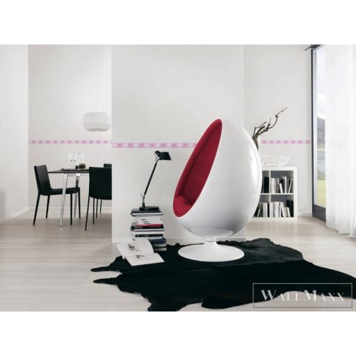 AS CREATION Only Borders 28181-4 pink szívecske mintás ifjúsági bordűr