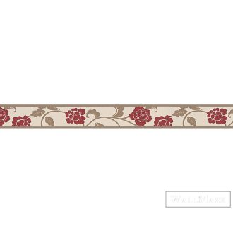  AS CREATION Only Borders 28201-9 bézs virág mintás elegáns bordűr