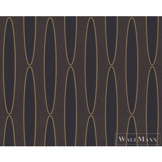 AS CREATION 2917-38 design sötét-arany minta