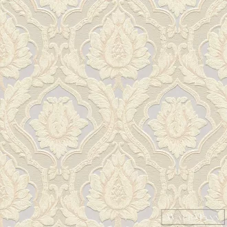   AS CREATION Designed in White 29712-9 bézs-krémszínű-fémes barokk-klasszikus tapéta