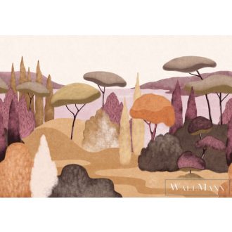   RASCH Roomblush 300006 lila italy mintás gyermek digitális panel