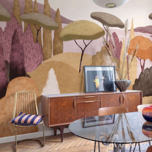 RASCH Roomblush 300006 lila italy mintás gyermek digitális panel