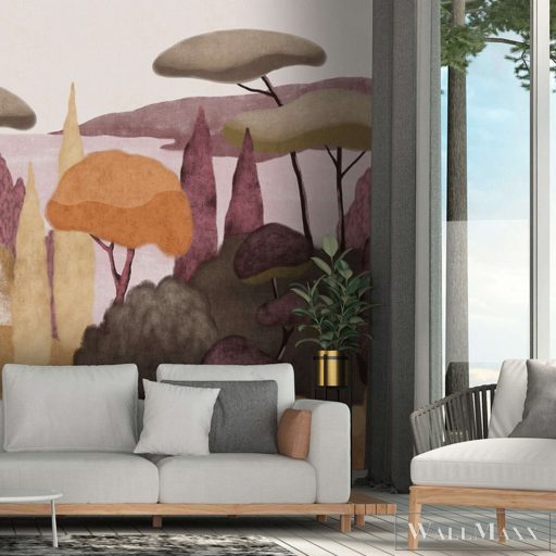 RASCH Roomblush 300006 lila italy mintás gyermek digitális panel