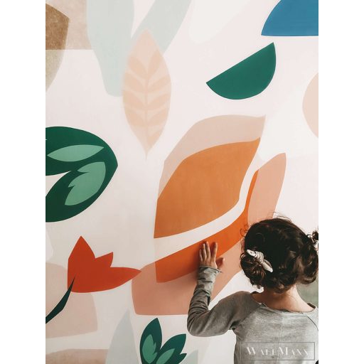 RASCH Roomblush 300094 narancssárga virágos gyermek digitális panel