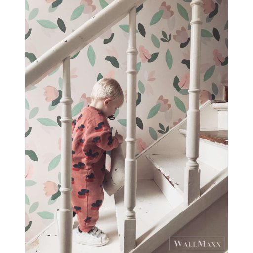 RASCH Roomblush 300095 rózsaszín párizs mintás gyermek digitális panel