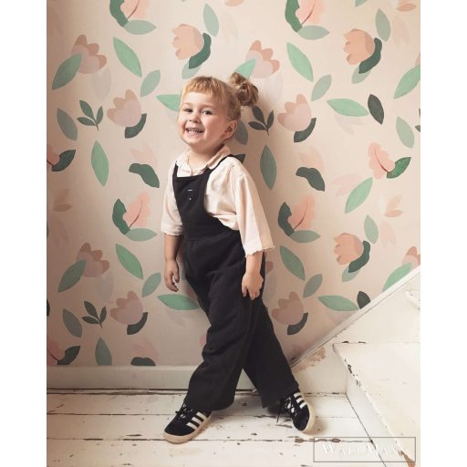 RASCH Roomblush 300095 rózsaszín párizs mintás gyermek digitális panel