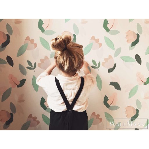 RASCH Roomblush 300095 rózsaszín párizs mintás gyermek digitális panel