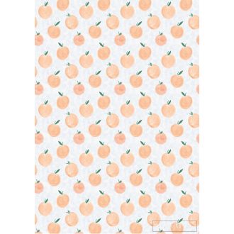   RASCH Roomblush 300097 narancssárga narancs mintás gyermek digitális panel