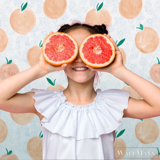 RASCH Roomblush 300097 narancssárga narancs mintás gyermek digitális panel