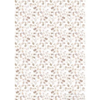   RASCH Roomblush 300102 barna levél mintás gyermek digitális panel