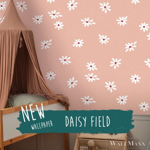 RASCH Roomblush 300112 narancssárga virágos gyermek digitális panel