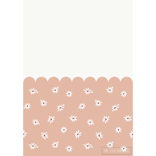 RASCH Roomblush 300112 narancssárga virágos gyermek digitális panel