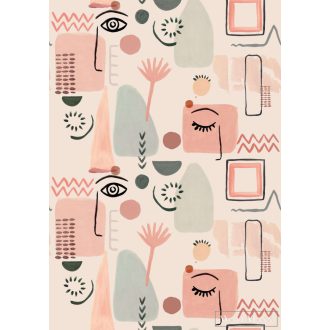   RASCH Roomblush 300117 rózsaszín álomszép mintás gyermek digitális panel