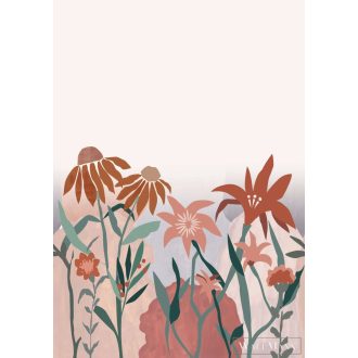   RASCH Roomblush 300120 zöld virágos gyermek digitális panel