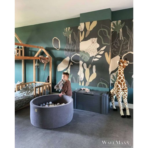 RASCH Roomblush 300125 zöld szafari mintás gyermek digitális panel