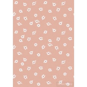   RASCH Roomblush 300144 narancssárga virágos gyermek digitális panel