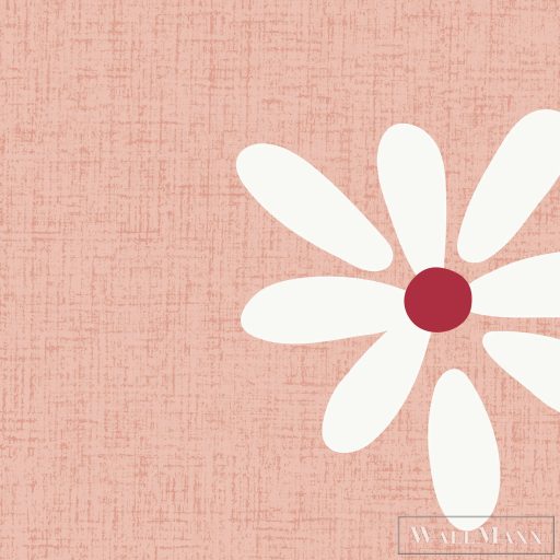 RASCH Roomblush 300144 narancssárga virágos gyermek digitális panel