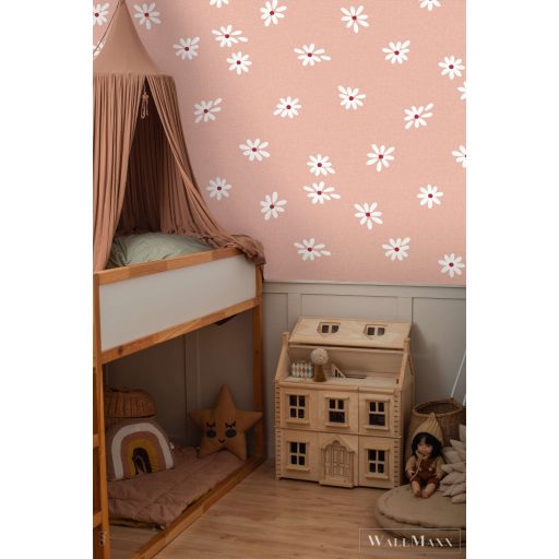 RASCH Roomblush 300144 narancssárga virágos gyermek digitális panel