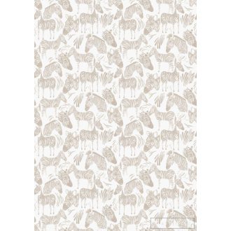   RASCH Roomblush 300151 bézs zebra mintás gyermek digitális panel