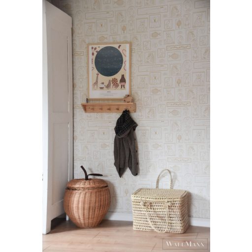 RASCH Roomblush 300156 sárga állatos gyermek digitális panel